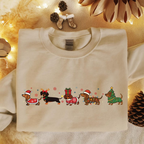 Embroidered Dachshund Christmas Shirt Funny Dog T Shirt Xmas Dachshund Sweatshirt Winter Dog Sweater Unisex 1760496816236.png