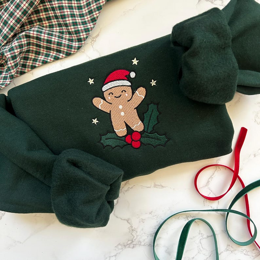 Embroidered Christmas Gingerbread Sweatshirt Holiday Sweatshirtgingerbread Man Embroidered Sweater Christmas Sweatshirt 1760497664785.png