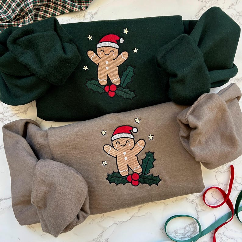 Embroidered Christmas Gingerbread Sweatshirt Holiday Sweatshirtgingerbread Man Embroidered Sweater Christmas Sweatshirt 1760497664962.png