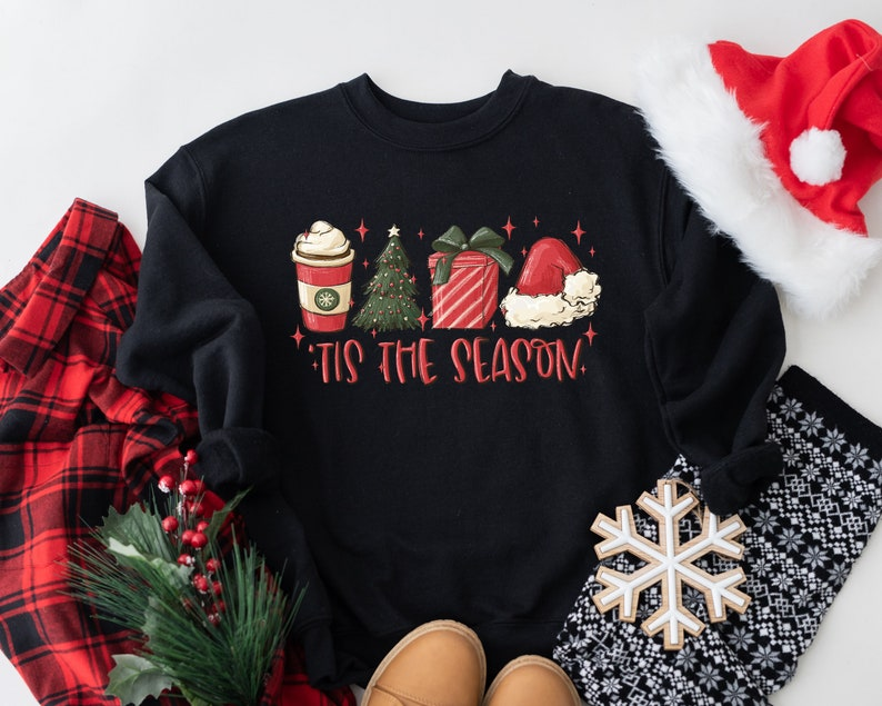 Tis The Season Sweatshirt Christmas Tis The Season Sweatshirt Merry Christmas Sweatshirt Christmas Sweatshirt Cute Winter Sweatshirt 1760501807616.png