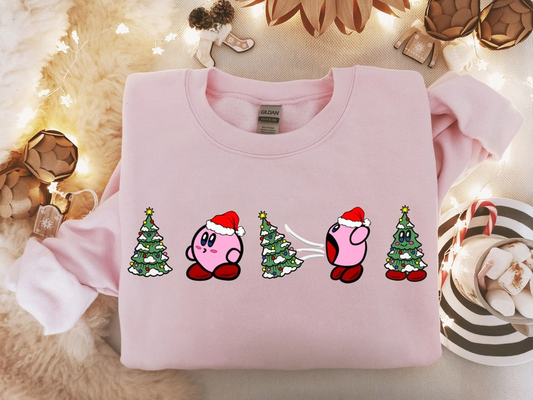 Kirby Christmas Gift Sweatshirt Funny Christmas Sweatshirt Funny Christmas Shirt Christmas Sweatshirt Christmas Tree Shirt Sweatshirt 1760501961540.png
