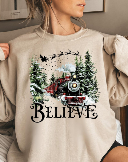 Polar Express Sweatshirt Christmas Gift Christmas Believe Sweater Merry Christmas Gift Ideas All Aboard Polar Express Hoodie Xmas 1760502303829.png