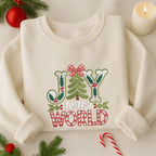 Christmas Joy To The World Embroidered Sweatshirt Christian Christmas Embroidered Hoodie Merry Christmas Hoodie Winter Holiday Gift 1760503870311.jpg