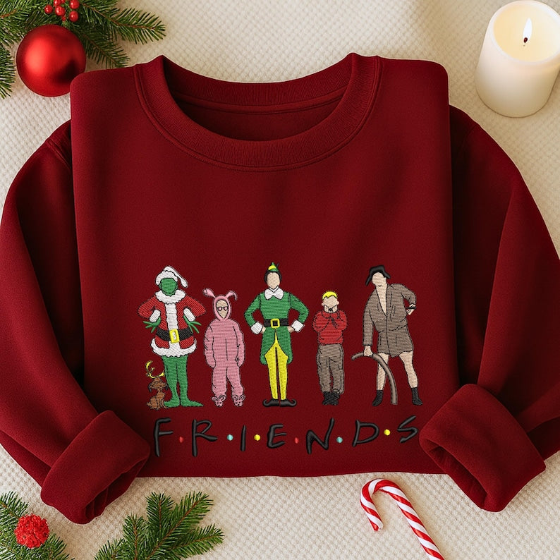 Christmas Movie Characters Embroidered Sweatshirt Christmas Movie Embroidered Hoodie Winter Holiday Gift Winter Season Gift 1760514555763.jpg