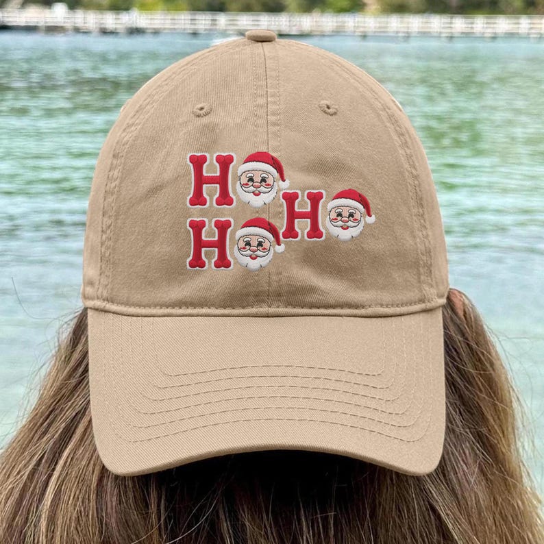 Ho Ho Ho Santa Embroidered Hat Festive Christmas Baseball Cap For Adults Holiday Embroidery Cap Funny Ugly Xmas Hat Gift 1760516461773.jpg