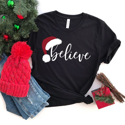 Believe Christmas Shirt Christmas Believe Shirt Christmas Party Shirt Christmas T Shirt Christmas Family Shirt Believe Shirt 1760519668098.png
