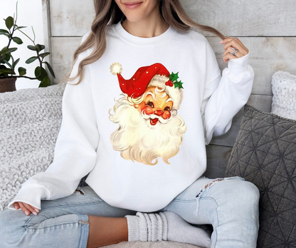 Retro Santa Sweatervintage Santa Christmas Sweatshirtretro Santa Claus Shirtwomens Christmas Teeholiday Clothing Womenchr Stmas Fam Ly 1760582224697.png