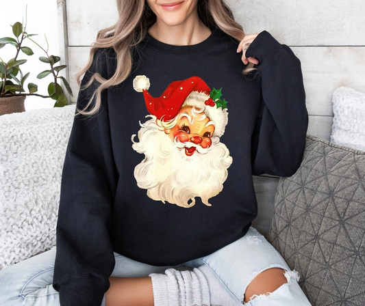 Retro Santa Sweatervintage Santa Christmas Sweatshirtretro Santa Claus Shirtwomens Christmas Teeholiday Clothing Womenchr Stmas Fam Ly 1760582225299.png