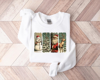 Retro Christmas Sweatshirt Vintage Christmas Shirt Santa Claus Shirt Christmas Snowman Shirt Christmas Tree Shirt Merry Christmas Shirt 1760589231262.png