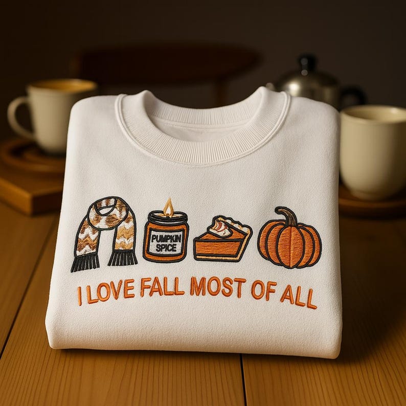 I Love Fall Most Of All Embroidery Sweatshirt Fall Pattern Embroidery Sweater Thanksgiving Hoodie Autumn Season Gift Cozy Season Gift 1760604137935.jpg