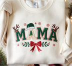 Embroidered Mama Christmas Sweatshirt Holiday Mom Sweater Cozy Xmas Mama Hoodie Mom Dad Xmas Matching Family Christmas Hoodie Coquette Mom 1760606605138.jpg
