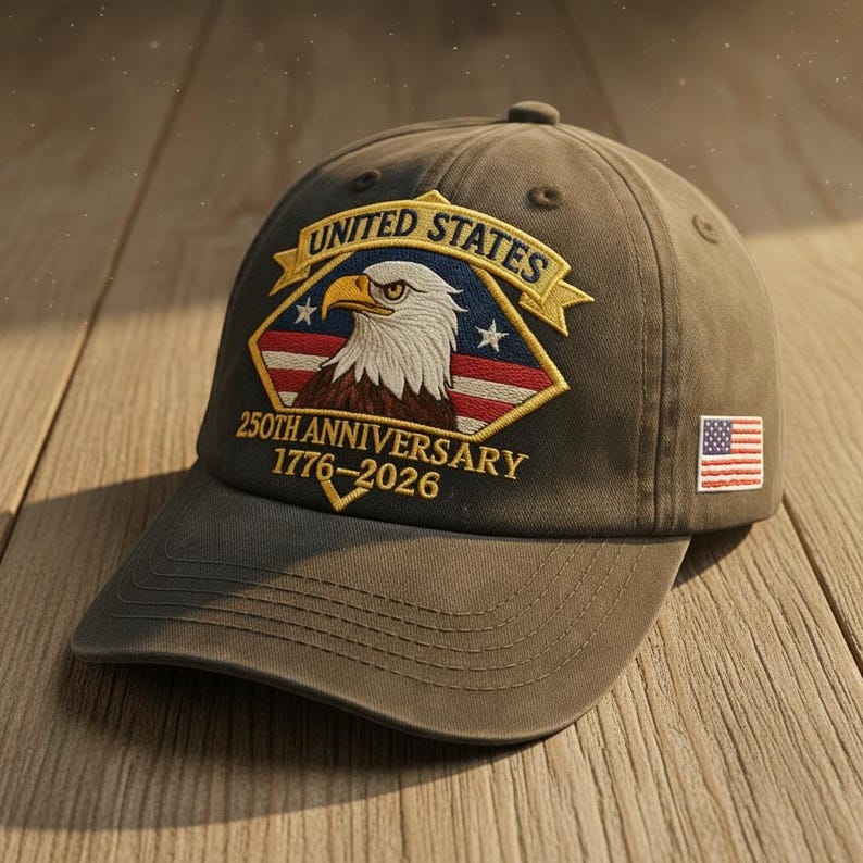 United States 250th Anniversary Hat 1776 2026 Patriotic Eagle Embroidered Cap American Pride Baseball Hat Independence Day Gift For Men And Women 1760675503686.jpg
