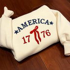 Embroidered Coquette Bow 1776 Crewneck Sweatshirt Cute America Independence Day 4th Of July Hoodie Patriotic Cute Sweater 4th Of July Sweatshirt 1760685017731.jpg