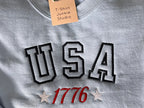 Usa 1776 Embroidered Crewneck Sweatshirt 4th Of July Independence Day Hoodie Birthday Gift Lake Pullove Usa Sweater 1760686489018.jpg