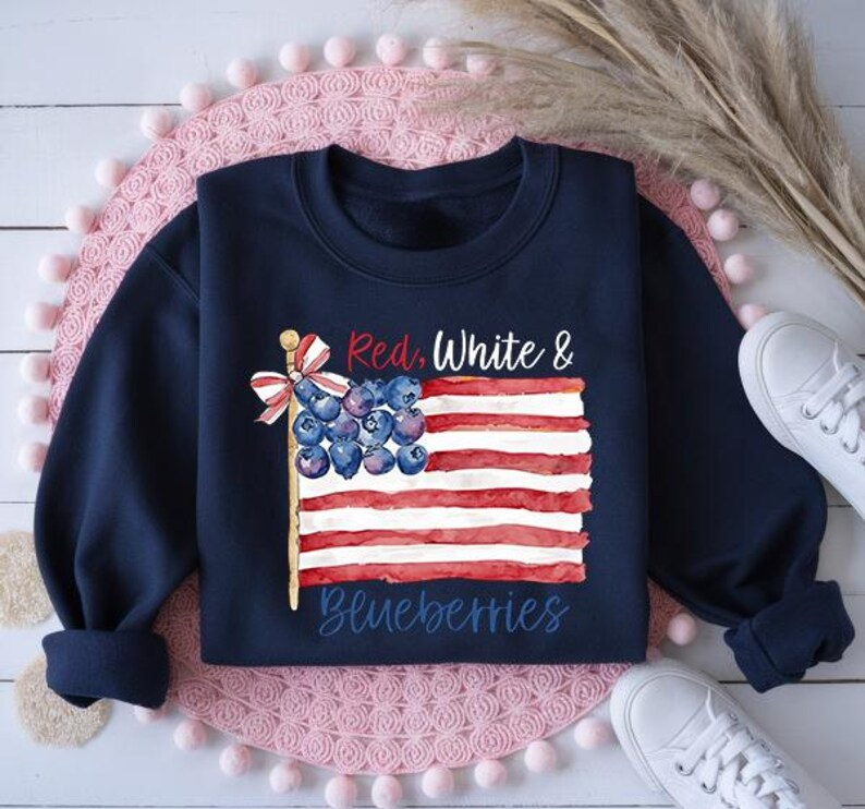 Red White And Blueberries Sweatshirt Freedom Usa Flag Shirt Red White  Blueberries Charlie Kirk 1993 2025 Memorial Freedom Shirt 1760687858499.png