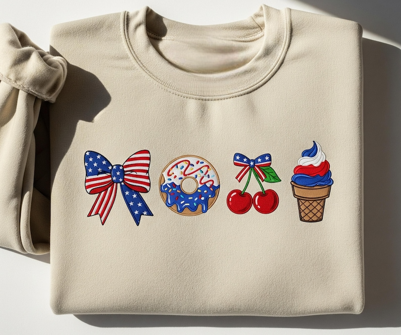Coquette Cherry Bow Embroidered Sweatshirt Red White Blue 4th Of July Hoodie Patriotic Summer Sweater For Women Cute Usa Aesthetic Gift For Her 1760688293486.png