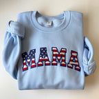 American Flag Mama Embroidered Sweatshirt Mama Usa Flag Hoodie Patriotic Mama Sweater New Mama Gift 4th Of July Sweatshirt Mothers Day Hoodie 1760694356780.jpg
