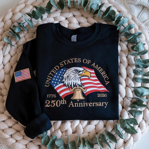 Embroidered American 250th Anniversary Sweatshirt Usa 250th Shirt Independence Day Shirt Usa 1776 Flag Sweatshirt 1776 2026 Liberty Bell 1760695681649.png