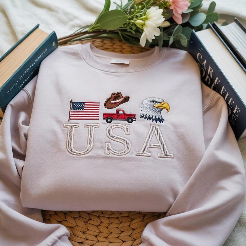 Embroidered Usa Icons Sweatshirt Patriotic Summer Hoodie 4th Of July Sweater American Flag Graphic Hoodie Memorial Day Sweatshirt Vintage Usa Sweater 1760930695399.jpg