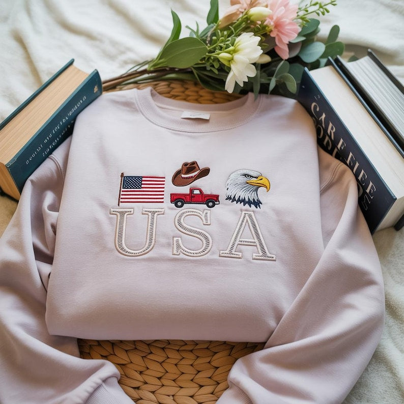 Embroidered Usa Icons Sweatshirt Patriotic Summer Hoodie 4th Of July Sweater American Flag Graphic Hoodie Memorial Day Sweatshirt Vintage Usa Sweater 1760930695408.jpg