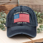 No Kings In America Since 1776 Embroidered Hat Patriotic Usa Flag Baseball Cap Vintage Adjustable Dad Hat Independence Day Gift For American Patriots 1760944804126.jpg