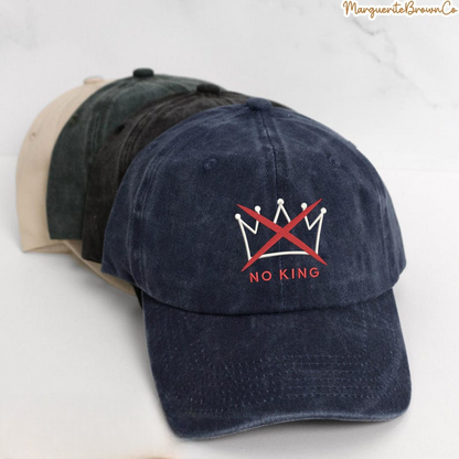 Embroidered No Kings Hat No Kings In America Hat Patriotic Hat Resist Frog Hat Pro Democracy Anti Trump Hat Democracy Embroidered Hat 1760946015961.png