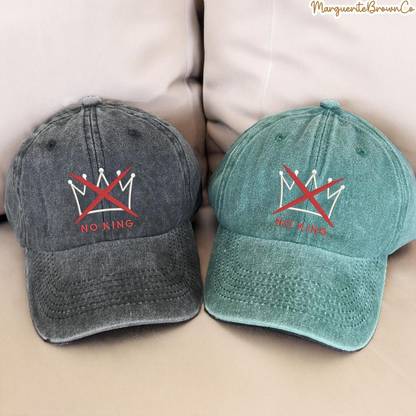 Embroidered No Kings Hat No Kings In America Hat Patriotic Hat Resist Frog Hat Pro Democracy Anti Trump Hat Democracy Embroidered Hat 1760946016035.png