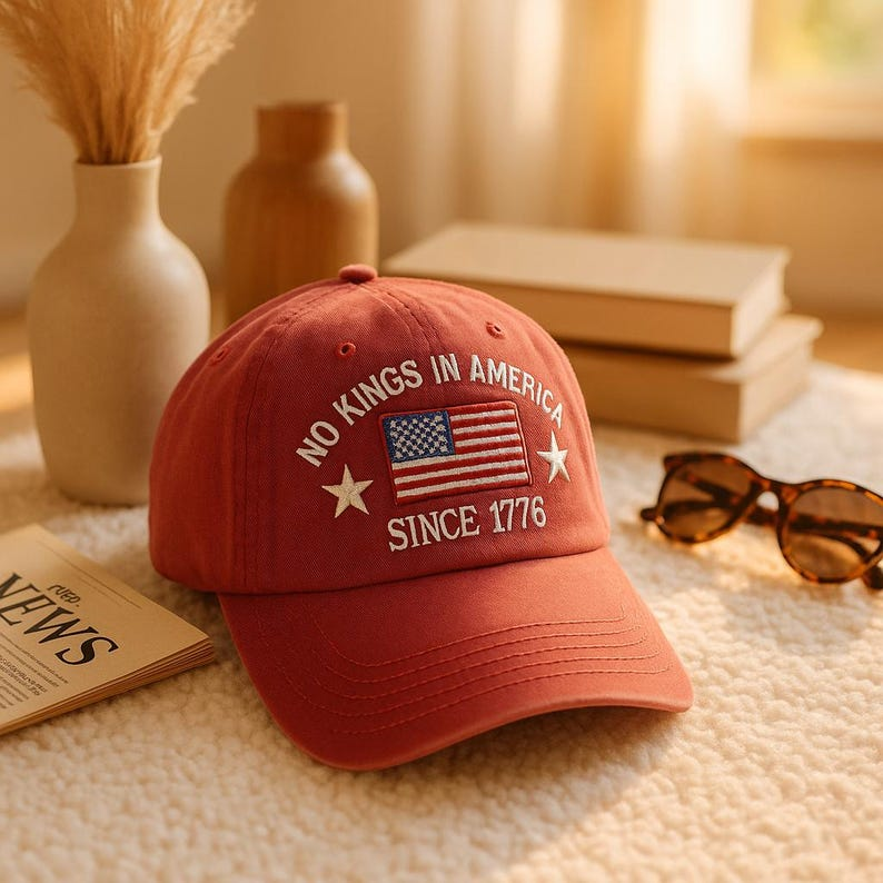 No Kings In America Embroidered Hat Anti Maga Protest Baseball Cap 1760946076296.png