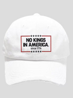 No Kings In America Print Baseball Cap America 1776 Vintage Classic Hat 4th Of July Unisex Gulf Hat Independence Day Cap Gift For D 1760946564541.png