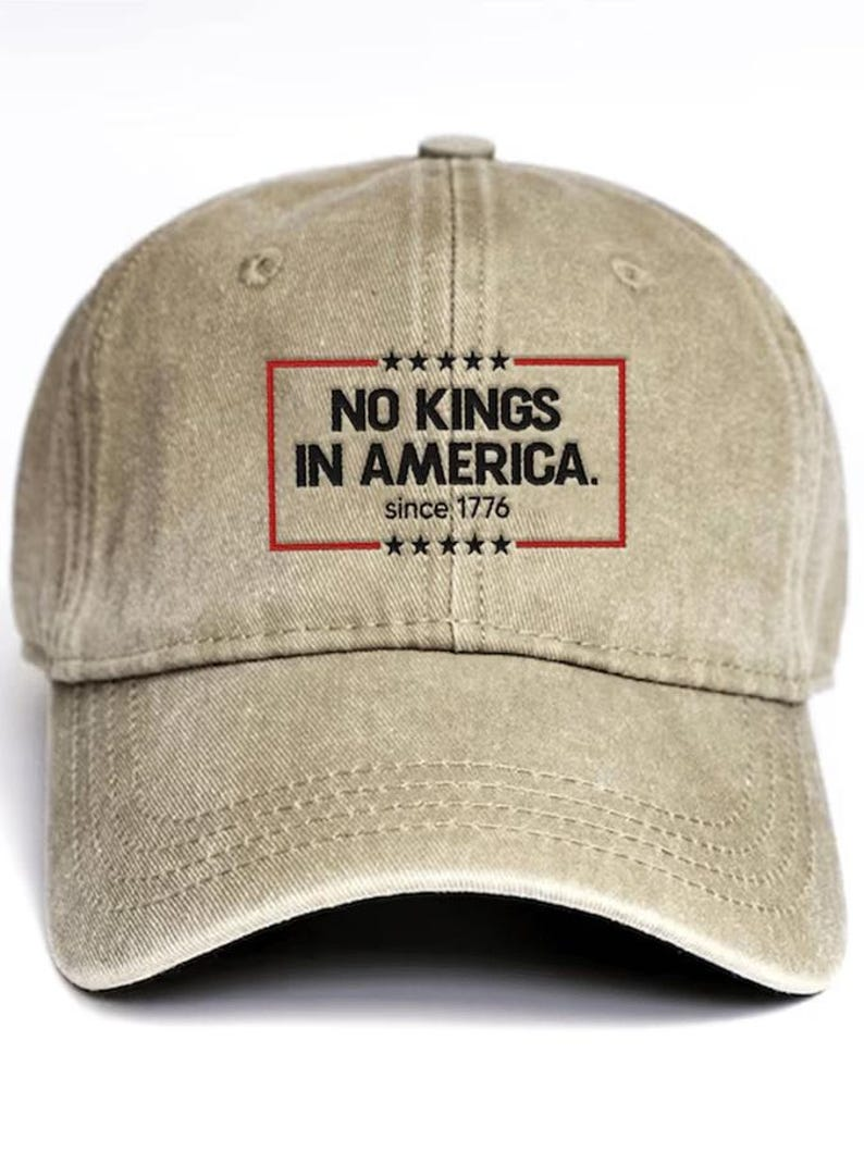 No Kings In America Print Baseball Cap America 1776 Vintage Classic Hat 4th Of July Unisex Gulf Hat Independence Day Cap Gift For D 1760946564729.png