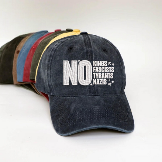 Embroidered America No Kings No Fascists No Tyrants No Nazia Anti Trump Hat Democracy Hat Protest Gift For Anti Maga Patriotic Hat 1760946938245.png