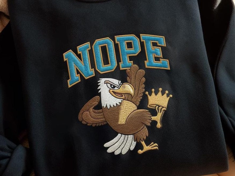 No Kings In America Bald Eagle Embroidered Sweatshirt Democracy Sweater Political Hoodie Anti Trump Sweatshirt Protest Hoodie 1760947496128.jpg