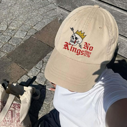 Embroidered Skeleton No Kings In America Since 1776 Hat Baseball Hat Patriotic Hat Protest Hat Political Hat Democracy Hat Anti Trump Hat 1760948301003.png