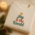 Embroidered Joy To The World Sweatshirt Christian Christmas Tree Hoodie Religious Holiday Sweater Festive Hymn Apparel Gift 1761020674576.jpg