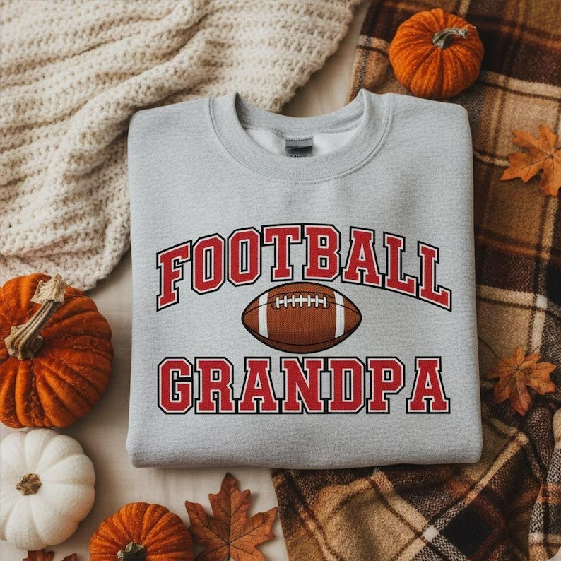 Football Grandpa Sweatshirt Game Day Hoodie Grandpa Gift Sports Fan Fathers Day Fall Crewneck Mens Sweatshirt 1761031153922.jpg