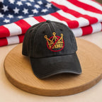 No Kings In America Embroidered Hat Democracy Hat Gift Protest Embroidered Cap Patriotic Statement Hat Political Activist Hat 1761040736065.jpg