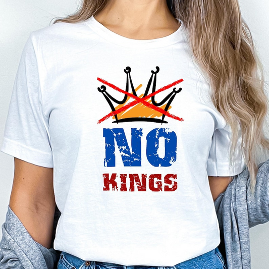 No Kings Shirt Anti Authoritarian Protest Shirt No Kings In America Shirt Political Tee Democracy Shirt Democracy Not Monarchy T Shirt 1761101319868.png