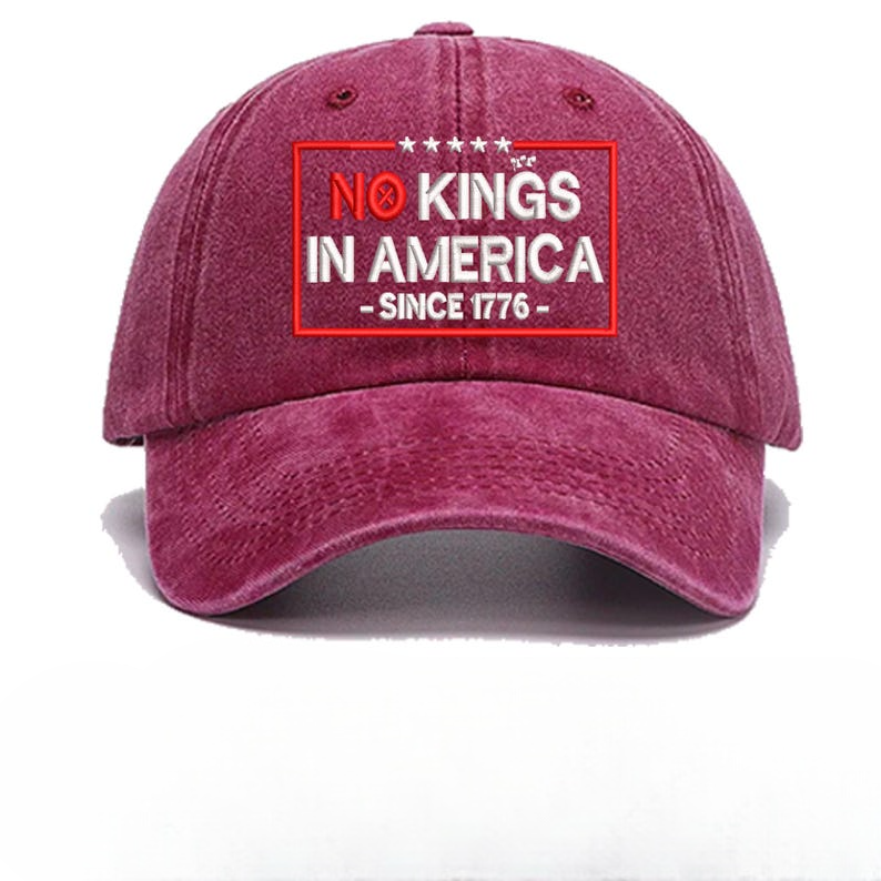 No Kings In America Since 1776 Embroidered Hat Patriotic Usa Independence Cap Vintage American Pride Baseball Cap 4th Of July Freedom Dad Hat Gift 1761118156226.png