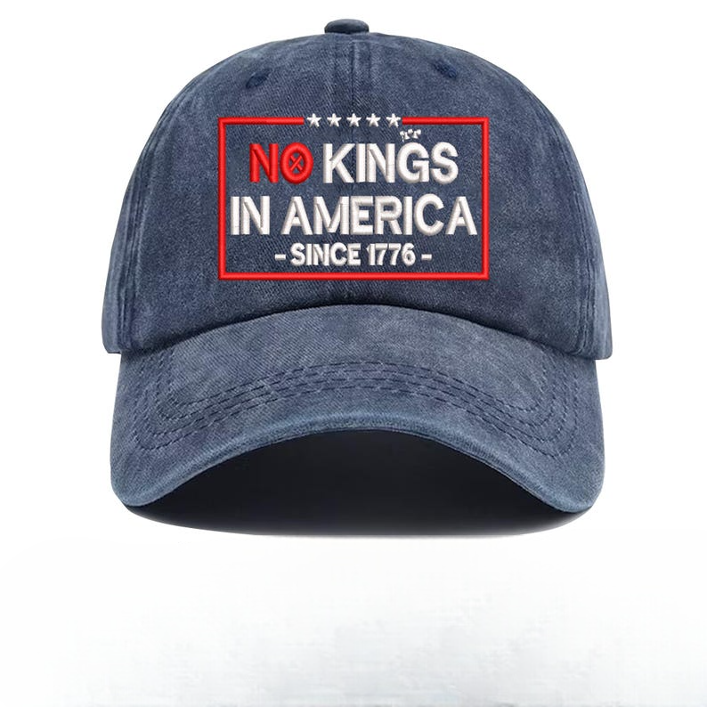 No Kings In America Since 1776 Embroidered Hat Patriotic Usa Independence Cap Vintage American Pride Baseball Cap 4th Of July Freedom Dad Hat Gift 1761118156312.png