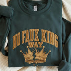 Embroidered No Faux King Way Sweatshirt Political Protest Hoodie No Kings In America Sweater Feminist Sweatshirt Democracy Hoodie 1761121345818.jpg