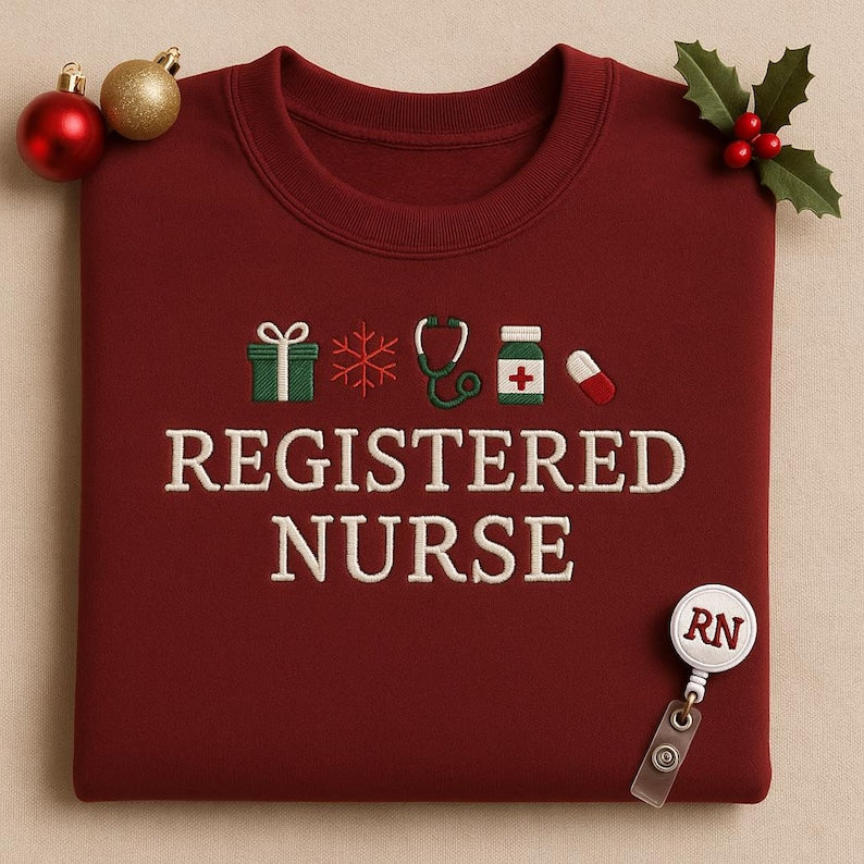 Embroidered Registered Nurse Christmas Sweater Holiday Medical Icons Hoodie Rn Xmas Gift Winter Nurse Crewneck 1761208906923.jpg