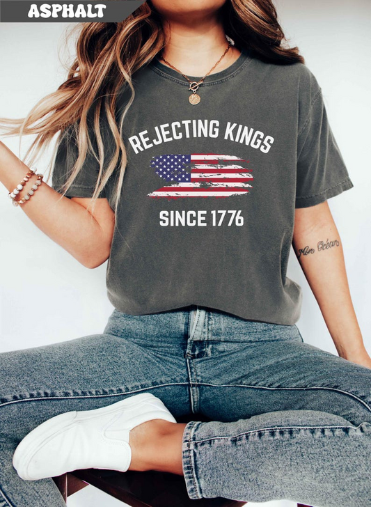 Rejecting Kings Shirt Since 1776 Shirt No Kings In America Shirt Pro Democracy Shirt Anti Authoritarian Tee Anti Maga Anti Trump Shirt 1761209406113.png