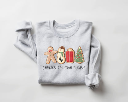 Christmas Cookies For Two Please Pregnancy Announcement Christmas Sweatshirt Pregnancy Reveal Christmas Sweater Maternity Christmas Shirt 1761294913864.jpg