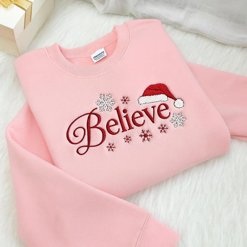 Embroidered Believe Christmas Sweatshirt Believe Santa Christmas Winter Xmas Season Embroidered Christmas Hoodie Xmas 2025 Gifts 1761295603750.png