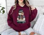 Faux Patchwork Snowman Sweatshirt Patchwork Christmas Sweater Christmas Faux Patchwork Hoodie Gift For Christmas Holiday Crewneck 1761296115564.jpg