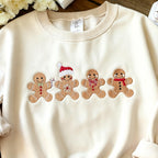 Embroidered Cute Gingerbread Cookies Sweatshirt Womens Christmas Sweatshirt Merry Christmas Hoodie Festive Unisex Winter Sweater Christmas Gifts 1761297209998.jpg