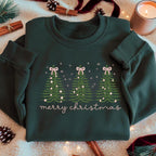 Embroidered Merry Christmas Sweatshirt Pink Bow Christmas Tree Sweater Holiday Embroidery Sweatshirt Cozy Xmas Hoodie Cute Winter 1761359509100.jpg