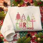 Embroidered Merry Christmas Sweatshirt Christian Holiday Hoodie Religious Christmas Gift Sweater Faith Xmas Embroidery Hoodie 1761359986958.jpg
