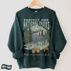 90s National Parks Unisex Sweatshirt Granola Girl Shirt Respect The Local Wildlife Pullover Hiking Camping Clothes Wanderlust Shirt 1761536633870.jpg