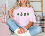Christmas Trees Shirt Cute Holiday Tee Festive Xmas Graphic Retro Winter Tree Design Christmas Party Outfit 1761550368293.jpg
